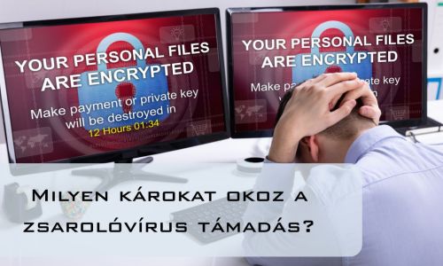 Milyen károkat okoz a zsarolóvírus támadás?